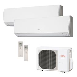 Ar Condicionado Multi Split Inverter Fujitsu 18.000 BTU/h (1x 12.000 e 1x 07.000) Quente/Frio 220v  | STR AR