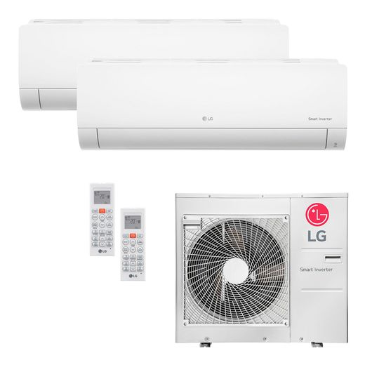 Ar Condicionado Multi-Split LG Inverter 30.000 BTU/h (1x 8.500 e 1x 22.500) Quente/Frio 220V | STRAR