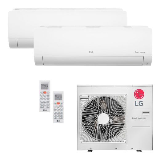Ar Condicionado Multi-Split LG Inverter 30.000 BTU/h (1x 11.900 e 1x 17.100) Quente/Frio 220V - STR Ar Condicionado