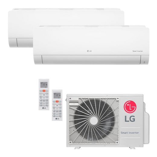 Ar Condicionado Multi-Split LG Inverter 18.000 BTU/h (2x 7.200) Quente/Frio 220V