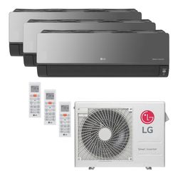 Ar Condicionado Multi-Split LG ArtCool Inverter 24.000 BTU/h (3x 7.200) Quente/Frio 220V | STR