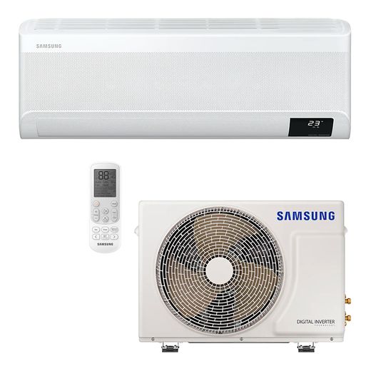 Ar Condicionado Split Hi-Wall Samsung Wind Free Plus Inverter 9.000 BTU/h Quente/Frio 220v | AR09TSEABWKNAZ  | STR AR