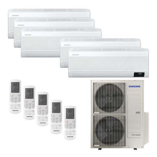 Ar Condicionado Multi-Split Samsung Wind Free Inverter 48.000 BTU/h (3x  9.000 e 2x 12.000) Quente/Frio 220v - STR Ar Condicionado