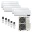 Ar Condicionado Multi-Split Samsung Wind Free Plus Inverter 48.000 BTU/h (3x 9.000 e 2x 12.000) Quente/Frio 220v | STR AR