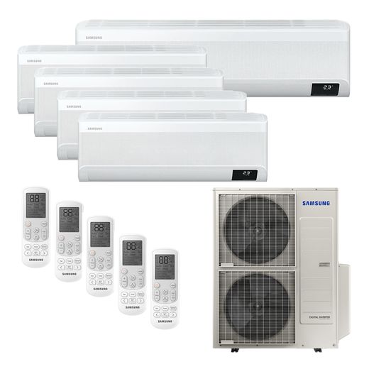 Ar Condicionado Multi-Split Samsung Wind Free Plus Inverter 48.000 BTU/h (4x 9.000 e 1x 18.000) Quente/Frio 220v | STR AR
