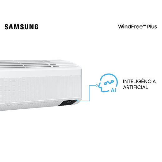 Ar Condicionado Split Hi-Wall Samsung Wind Free Plus Inverter 9.000 BTU/h Quente/Frio 220v | AR09TSEABWKNAZ  | STR AR