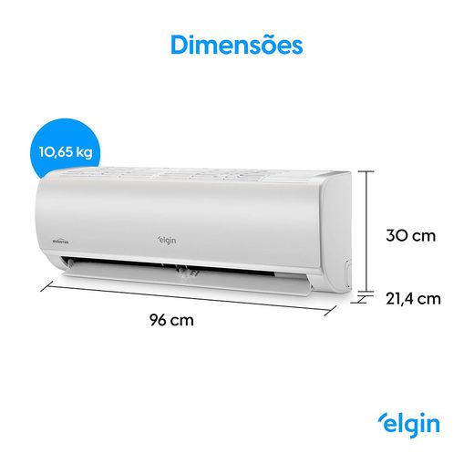 Ar Condicionado Split, Inverter, ELGIN, 18.000 BTU/h, Quente e Frio, 220  Volts – Cossetin