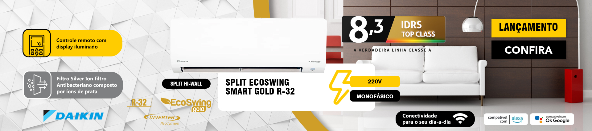 Banner Daikin EcoSwing Smart Gold
