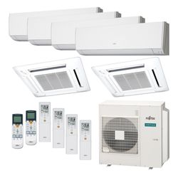 multi-split-fujitsu-inverter-45000-4x-9.000-2x-Cassete-12.000-strar
