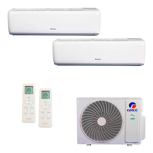ar-condicionado-multi-split-inverter-gree-18000-2x9000